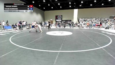 88 lbs 1st Place Match - Rhoan Rambo, OK vs Chase Burrows, OK
