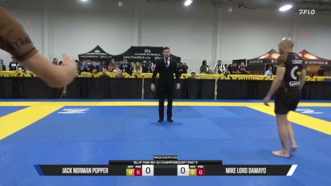 Mike Lord Damayo vs Jack Norman Popper 2026 Pan IBJJF Jiu-Jitsu No-Gi Championship