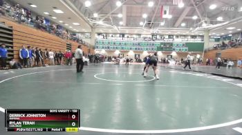 150 lbs Champ. Round 1 - Rylan Terah, Carlsbad vs Derrick Johnston, Ramona