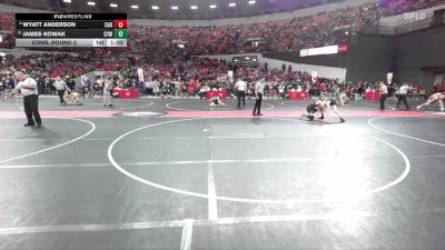 125 lbs Cons. Round 3 - Wyatt Anderson, Cadott vs James Nowak, Coleman Youth Wrestling