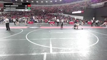 125 lbs Cons. Round 3 - Wyatt Anderson, Cadott vs James Nowak, Coleman Youth Wrestling