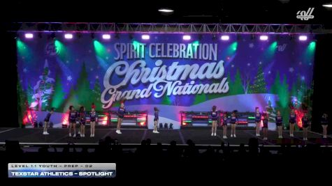 TexStar Athletics - Spotlight [2025 L1.1 Youth - PREP - D2] 2025 Spirit Celebration Christmas Grand Nationals