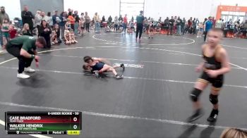 50 lbs Quarterfinal - Case Bradford, Team Tiger vs Walker Hendrix, Ninety Six Wrestling