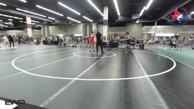 132 lbs Consi Of 16 #2 - Cooper Wallace, JJ Pearce High School Wrestling vs Andres Cuellar, All American Wrestling Club