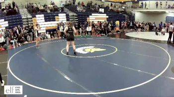 155 lbs. Quarterfinal - Elizabeth Laurin, West Creek vs Cali Bittner, Broken Arrow