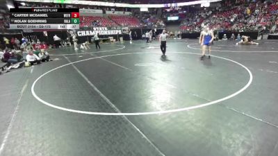 D3-175 lbs Cons. Round 1 - Nolan Goehring, Random Lake vs Carter McDaniel, Weyauwega-Fremont