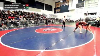 130 lbs Cons. Round 2 - Jaslene Benavides, Shadow Hills vs Madeline Tamanaha, Mark Keppel