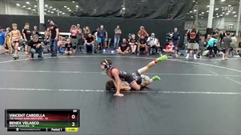 68 lbs Round 5 (8 Team) - Benex Velasco, North Carolina vs Vincent Cardella, The Savage Barn Brothers