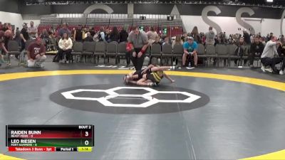 60 lbs Quarterfinals (8 Team) - Raiden Bunn, Beast Mode vs Leo Riesen, Fort Hammers