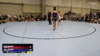 190 lbs Quarters & 1st Wb (16 Team) - Laney Oliver, Ohio Blue vs Harmoni Callins, Oklahoma