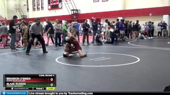 133 lbs Cons. Round 4 - Blake Runion, Corban University vs Brandon O`Brien, North Idaho College