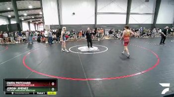 132 lbs Round 1 - Owen Pritchard, Askeo International Mat Club vs Jordin Jimenez, The Base Vancouver Wrestling