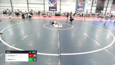 90 lbs Rr Rnd 2 - Jayden Jimenez, Grit Mat Club Blue vs Kael White, Grain House Grapplers