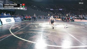 4A Boys 120 lbs 3rd Place Match - Cole Stafford, Molalla Boys vs Conner Cunningham, Phoenix Boys