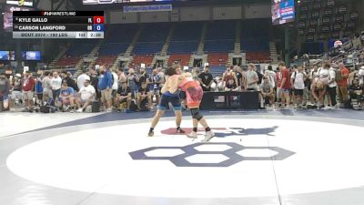 190 lbs Champ. Rd Of 16 - Kyle Gallo, Florida vs Carson Langford, Oregon