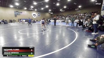 106 lbs Cons. Round 4 - Nathaniel Flores, Sanger vs Ignacio Mendoza, Golden Valley