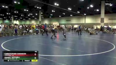 182 lbs Placement Matches (8 Team) - Christopher Swanson, Longwood vs Manny Mitchell, Ohio Titans Gray