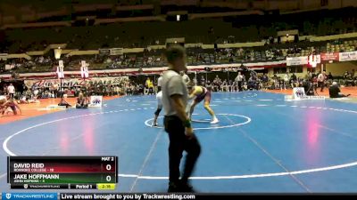 165 lbs Placement (4 Team) - Jake Hoffmann, John Hopkins vs David Reid, Roanoke College