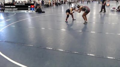 160 lbs Champ. Round 2 - Sarah Mann, Augsburg University vs Kinalisa Lokot, Buena Vista