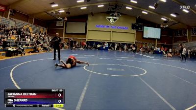 117 lbs Semifinal - Jacianna Beltran, Valiant vs Mia Shepard, UNLV