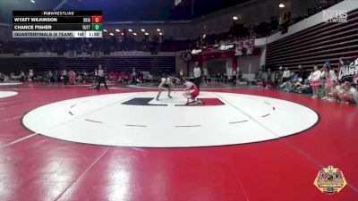 132 lbs Quarterfinals (8 Team) - Chance Fisher, TUTTLE vs Wyatt Wilkinson, SKIATOOK