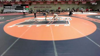 165 lbs Champ. Round 1 - Cooper McCloy, Wabash vs Charles Gross, Elmhurst University