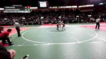 130 lbs Semifinal - Zayvier Dickerson, SLW1 vs Aiden Elkins, ASC1