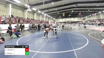 116 lbs Quarterfinal - Hunter Johnson, No Team vs Xzavier Gomez, Thunder RTC