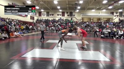 144 lbs Round 2 - Reed Campbell, Clarion-Goldfield-Dows vs Trent Keller, Waterloo East
