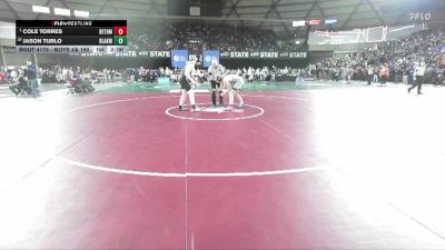Boys 4A 190 lbs Champ. Round 1 - Cole Torres, Bethel vs Jason Turlo, Bonney Lake