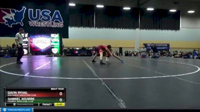 119 lbs 7th Place Match - Gavin Ryhal, Bad Karma Wrestling Club vs Gabriel Aguirre, Cowboy Wrestling Club