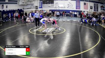 145 lbs 3rd Place Match - Lance Zylstra, Summit Academy vs Trevor Brown, Claysburg Kimmel Hs