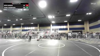 83 lbs Quarterfinal - Seth Sobaje, The Empire vs Hank Thompson, Eagles