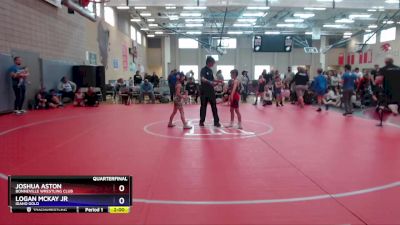 71 lbs Quarterfinal - Joshua Aston, Bonneville Wrestling Club vs Logan McKay Jr, Idaho Gold