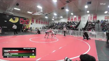 115 lbs 3rd Place Match - Isabel Navarro, Shadow Hills vs Maggie Cornish, Tesoro