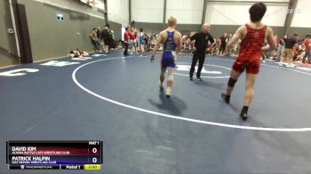 150 lbs Quarterfinal - David Kim, Alaska Battle Cats Wrestling Club vs Patrick Halpin, Mat Demon Wrestling Club