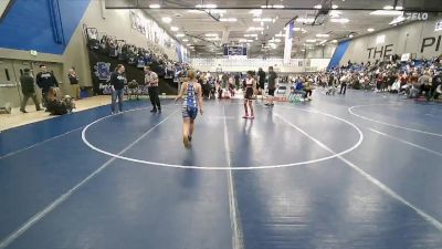 80 lbs Champ. Round 1 - Samantha Emmett, Uintah Wrestling vs Emery Mayers, Ridgeline Riverhawks