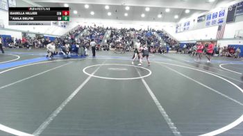 115 lbs Champ. Round 3 - Kaila Delfin, Garces Memorial vs Isabella Hillier, Santa Monica