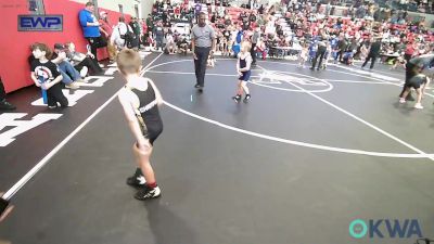 55 lbs Round Of 16 - Ace Bogart, Dark Cloud Wrestling Club vs Beau Hughes, Verdigris Youth Wrestling