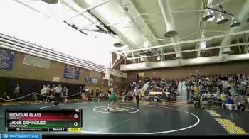 182 lbs Cons. Semi - Jacob Dominguez, Virgin Valley. vs Nicholas Glass, Fernley