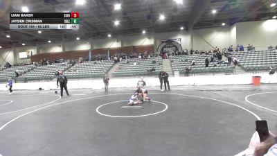 61 lbs 2nd Place - Carlos Gutierrez III, Ripon Tribe Wrestling vs Cristian Navarro, Spring Hills WC