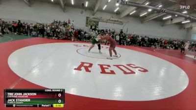 285 lbs Cons. Round 2 - Jack Stangier, Pueblo County vs Tre`John Jackson, Cheyenne Mountain