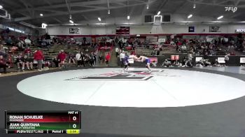 141 lbs Champ. Round 2 - Juan Quintana, Kentucky Wesleyan vs Ronan Schuelke, McKendree