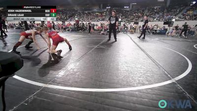 76 lbs Quarterfinal - Josh Hazewinkel, Husky WC vs Drake Lear, Fort Gibson Youth Wrestling