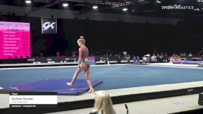 Sydney Snyder - Floor, First State Gym - 2021 GK US Classic & Hopes Championship