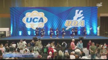 University High School [2026 Small Varsity Non Tumbling Game Day Day 1] 2026 UCA & UDA Mid South Regional