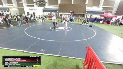 56 lbs 3rd Place Match - Vincent Zarate, Southern Idaho Training Center vs Ezra Heredia, Agon Wrestling Academy