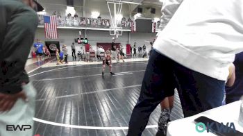 46 lbs Consi Of 4 - Ryder Aguilar, Newkirk Takedown Club vs Kegan Spigner, Tonkawa Takedown Club