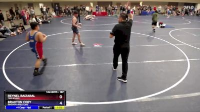 187 lbs Round 5 - Reynel Baizabal, Two Rivers vs Braxton Coey, Kingdom Wrestling