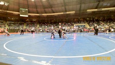 55 lbs Consi Of 16 #1 - Nikolas Ortega, Team Tulsa Wrestling Club vs Kye Camino, Douglas Wrestling Club